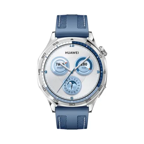 HUAWEI Watch GT 5 46mm tkani silikonski pašček moder