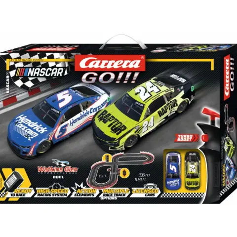 CARRERA-TOYS GO!!! Nascar Watkins Glen Duel track set