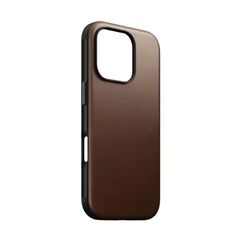 NOMAD GOODS Modern bőrtok iPhone 16 Pro barna