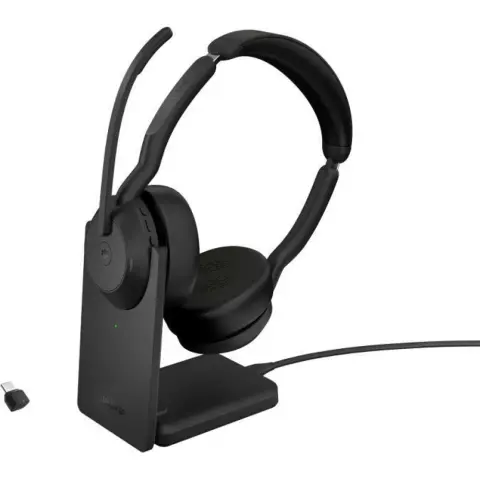 JABRA Evolve2 55 MS Stereo Link380c + állvány fekete