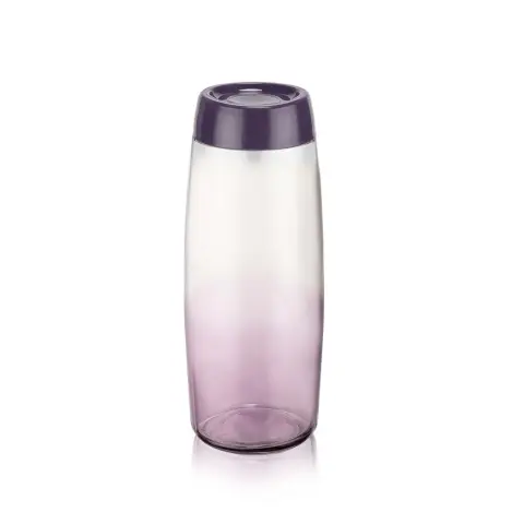 IRIS LUXPLASTIC C-00432 Rainbow glass storage container 1600ml Purple