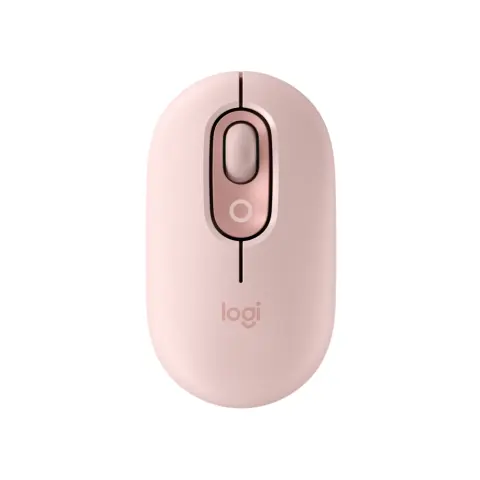 LOGITECH POP Mouse Wireless mouse with customizable emojis - Pink