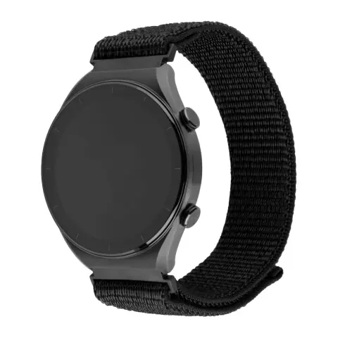 FIXED Universal Nylon Sporty Strap Quick Release 20mm fekete