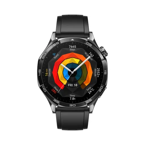 HUAWEI Watch GT 5 46mm silikonski pas črn