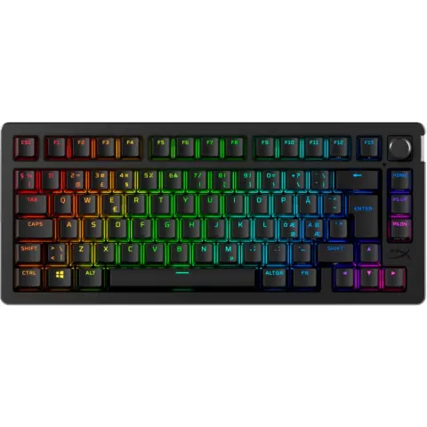HP HyperX Alloy Rise 75 Wireless US Angol fekete