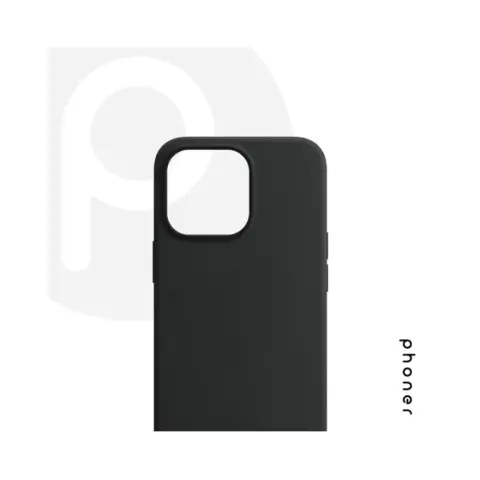 Apple iPhone 14 szilikon tok fekete