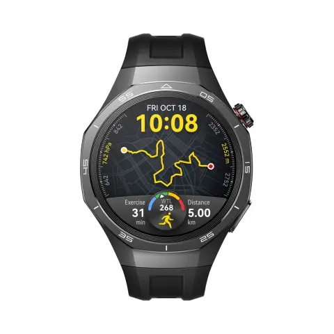 HUAWEI Watch GT 5 Pro 46mm silikonski pas črn