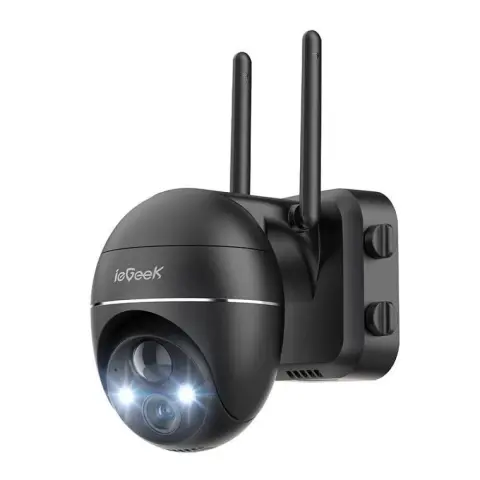 IEGEEK ZS-GX1S 3MP IP kamera 5200mAh fekete