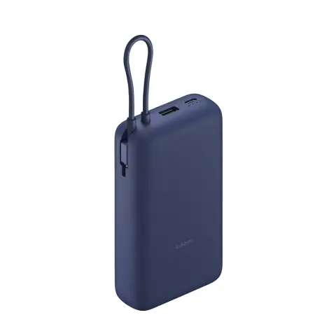 XIAOMI Power Bank 20000mah s integriranim kabelom 33W plavi