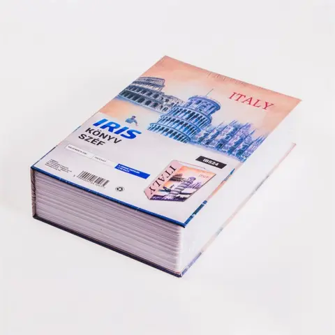 IRIS IBSC24 kóddal nyitható könyv széf 240x155x55mm