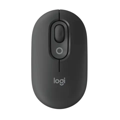 LOGITECH POP Mouse Wireless mouse with customizable emojis - Graphite gray