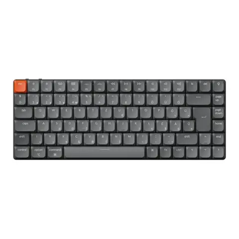 KEYCHRON K3 Max RGB Hot Swappable Red ISO Magyar szürke