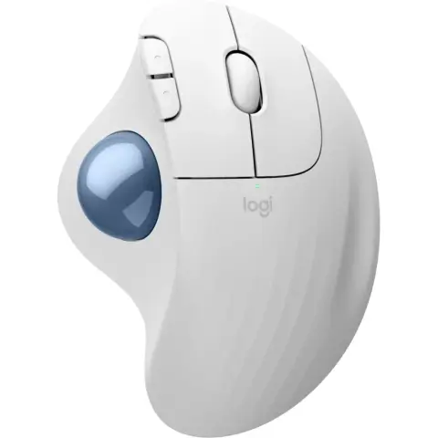 LOGITECH Ergo M575S - bežični trackball prljavobijela + plava kuglica