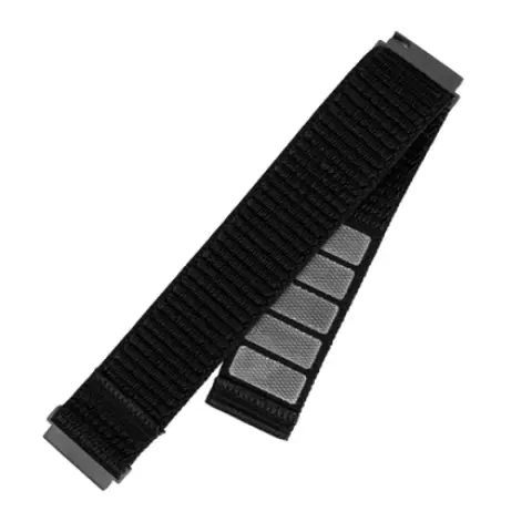 FIXED Nylon Sporty Strap Quick Release 22mm fekete