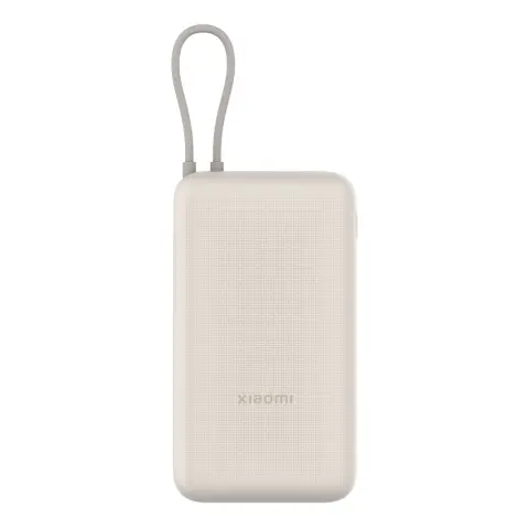 XIAOMI Power Bank 20000mah s integriranim kabelom 33W bež