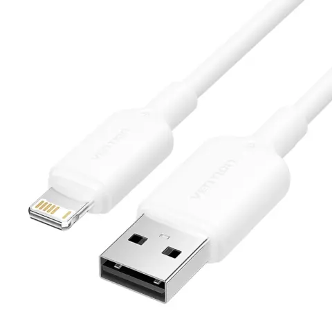 VENTION USB Lightning Töltő/adat White 2m LAMWH