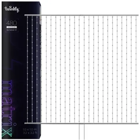 TWINKLY Matrix Smart LED függöny RGB 480xLED 1x1 m