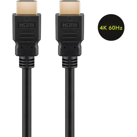 GOOBAY HDMI 2.0 Összekötő Fekete 2m 61159