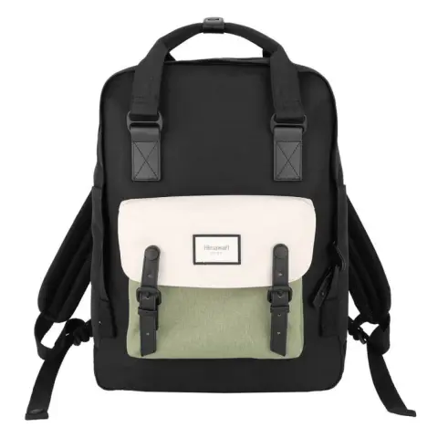 HIMAWARI 1010 Laptop backpack 15.6" fekete-zöld