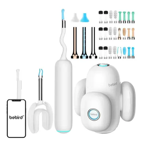 BEBIRD Home 30S Fültisztító kamera otoszkóp fehér