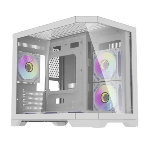 DARKFLASH FT418 white + 6 pcs ARGB fans