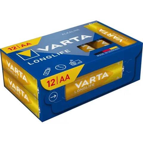 VARTA Longlife ceruza elem (AA) 12db