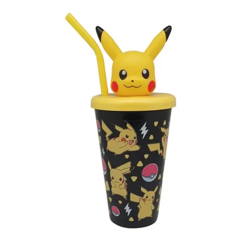 KIDS LICENSING PK00028 Pokemon Bidon 450ml Pikachu mintás