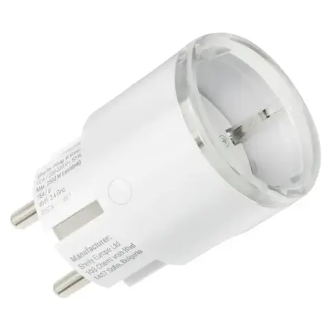 SHELLY Plug S (Gen3) mjerač potrošnje pametna priključak Matter bijela