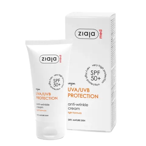 Ziaja Med napvédő ránctalanító krém száraz érett bőrre ff50+ 50 ml