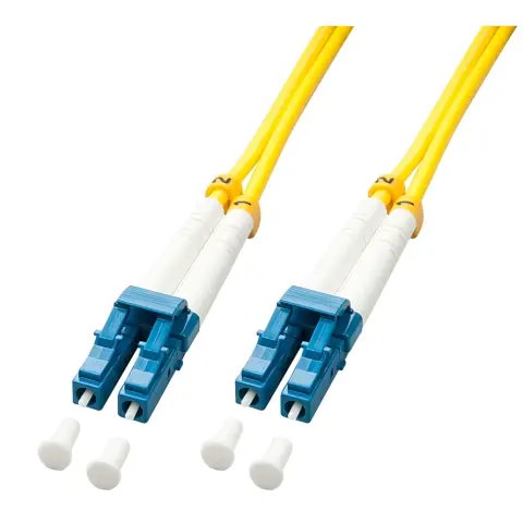 LINDY Fiber Optic LC Összekötő Sárga 3m 47452