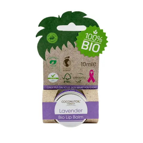 Coconutoil cosmetics bio ajakápoló levendula 10 ml