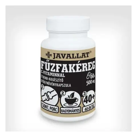 Javallat fűzfakéreg c-vitaminnal étrend-kiegészítő kapszula 60 db