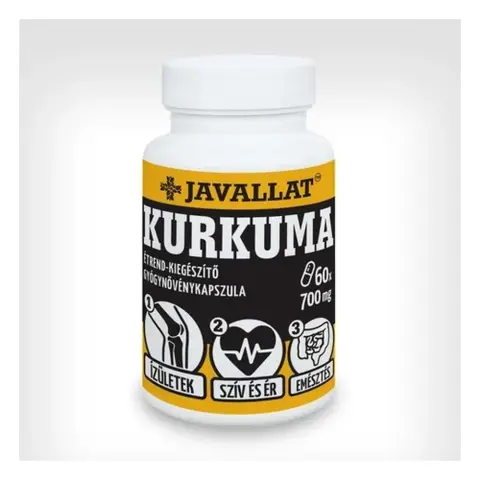 Javallat kurkuma étrend-kiegészítő kapszula 60 db
