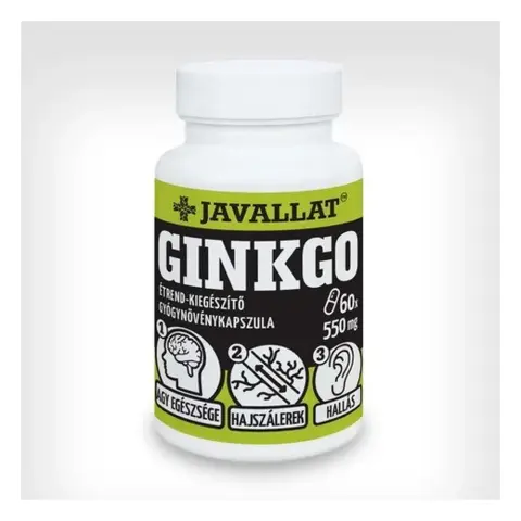 Javallat ginkgo étrend-kiegészítő kapszula 60 db
