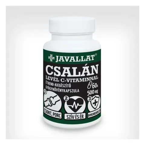 Javallat csalánlevél c-vitaminnal étrend-kiegészítő kapszula 60 db
