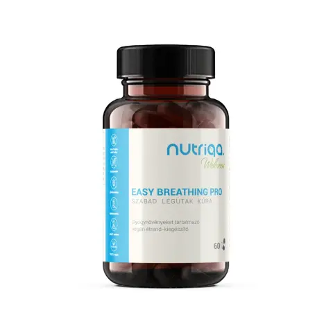 Nutriqa easy breathing pro szabad légutak kúra vegán kapszula 60 db