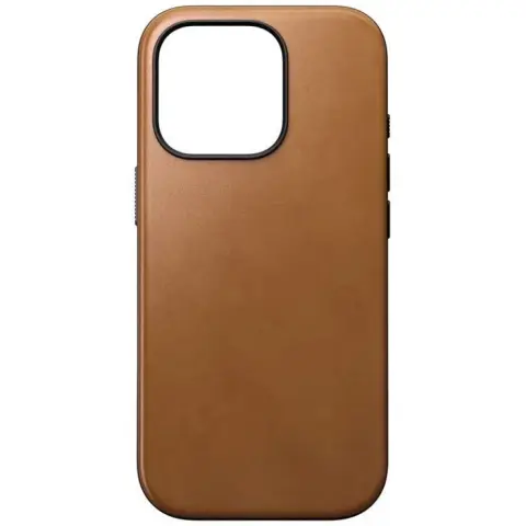 NOMAD GOODS Modern bőrtok iPhone 16 Pro világosbarna