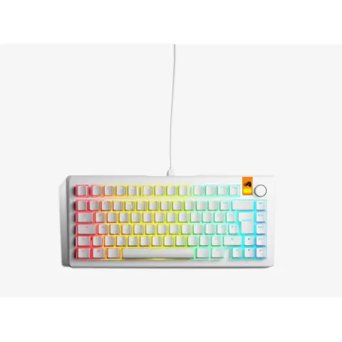 GLORIOUS GMMK 3 HE 75% Prebuilt UK Angol fehér