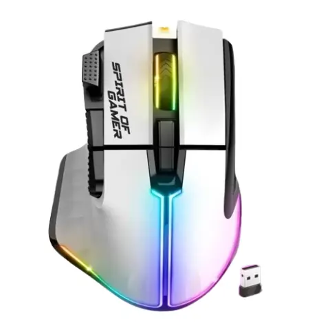 SPIRIT OF GAMER Pro-M5 Arctic Wireless fehér