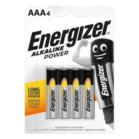 ENERGIZER Alkaline Power Mikro ceruza elem (AAA) 4db