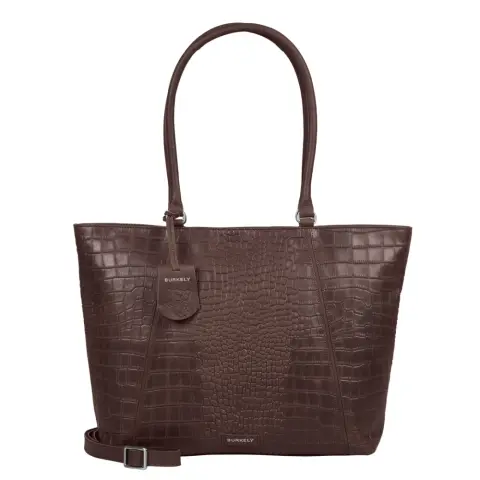 BURKELY Cool Colbie Wide Tote 15.6" barna