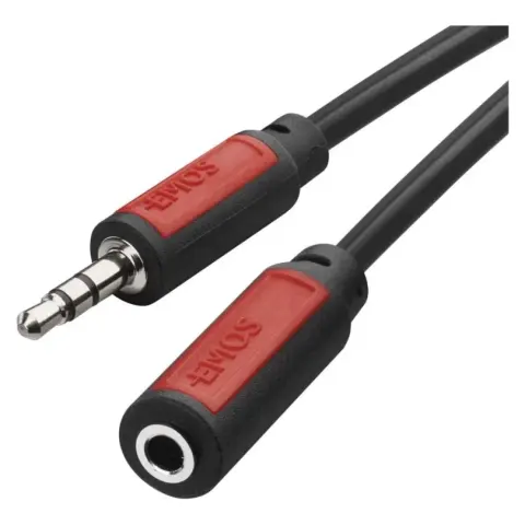 EMOS Jack Hosszabbító Fekete 2.5m SM5102