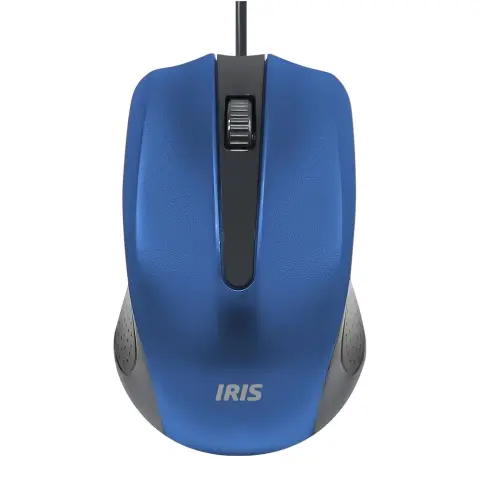 IRIS IOM861 žična miška modra