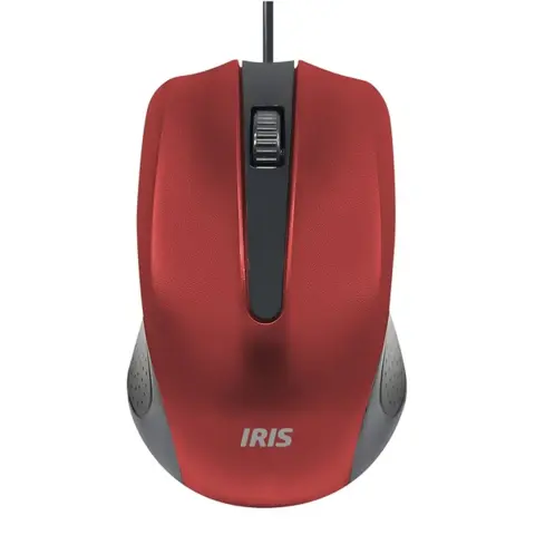 IRIS IOM861 žična miška rdeča