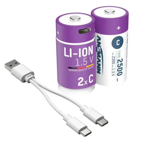 ANSMANN Premium Rechargeable Baby akku (C) 2500mAh 2kom