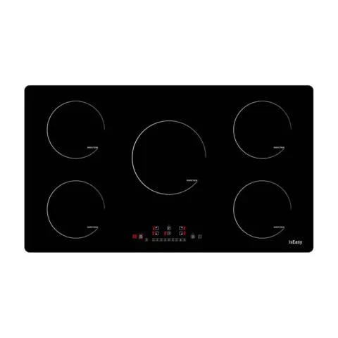 ISEASY LI5-01 five-zone induction hob Black