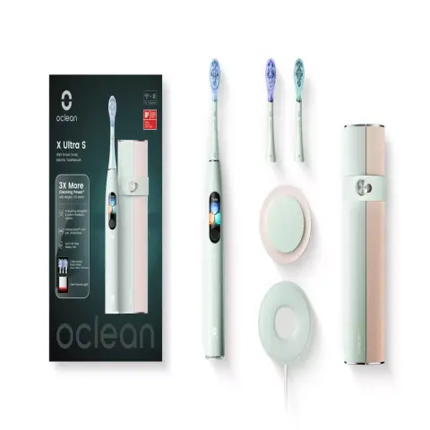OCLEAN X Ultra Set Elektromos fogkefe készlet zöld