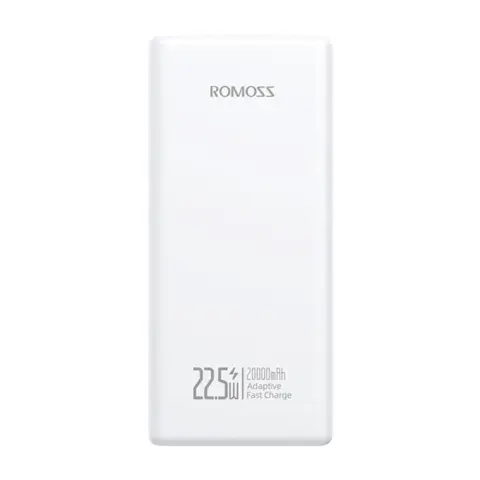 ROMOSS PRC20 PowerBank 20000mAh 22.5W fehér
