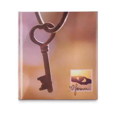 HAMA 7623 Buchalbum "Key" 29x32 cm mit 60 weißen Seiten