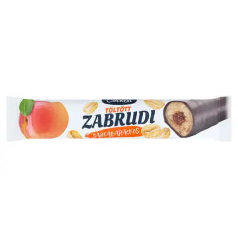 Cornexi zabrudi sárgabarackos töltelékkel töltött zabrúd kakaós bevonattal 30 g